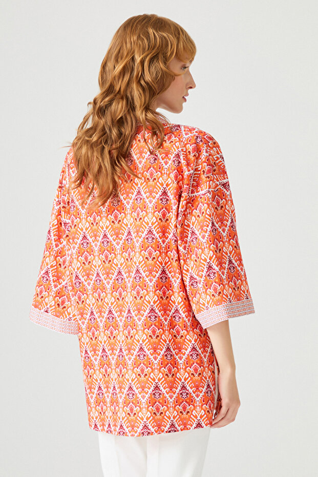 Truvakar Kol Etnik Kimono - 5