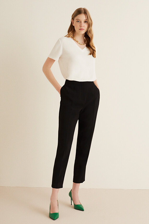 Pensli Havuç Form Pantolon - 1