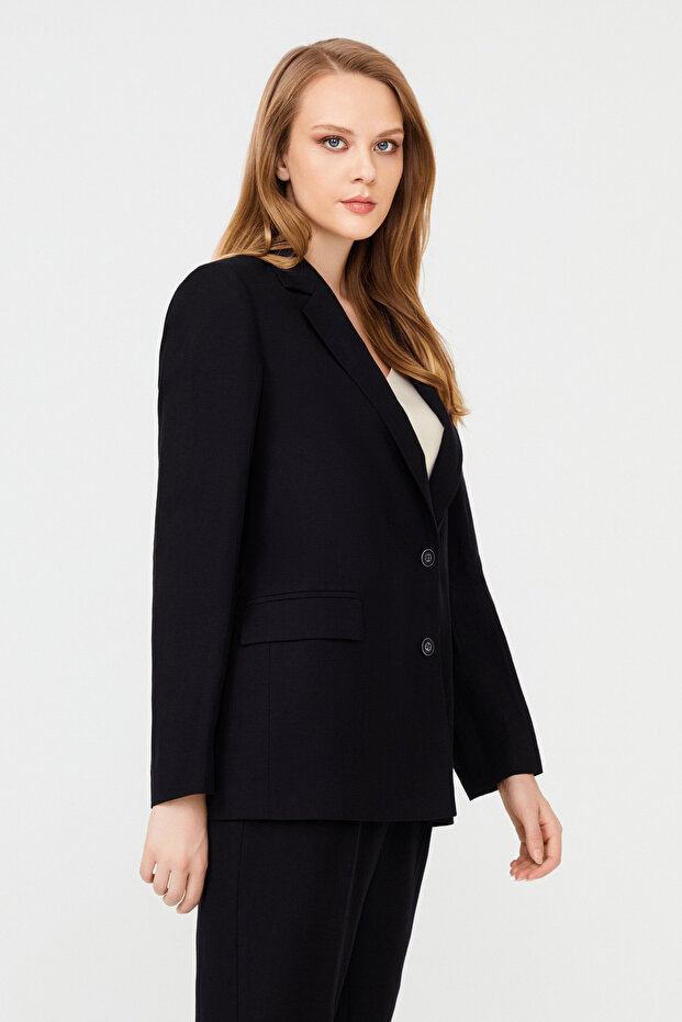 Klasik Keten Ceket - 2