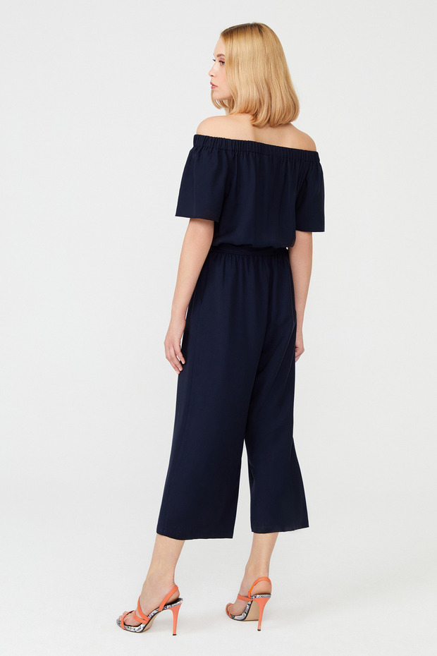 Omuz Dekolteli Kapri Boy Tulum - 4