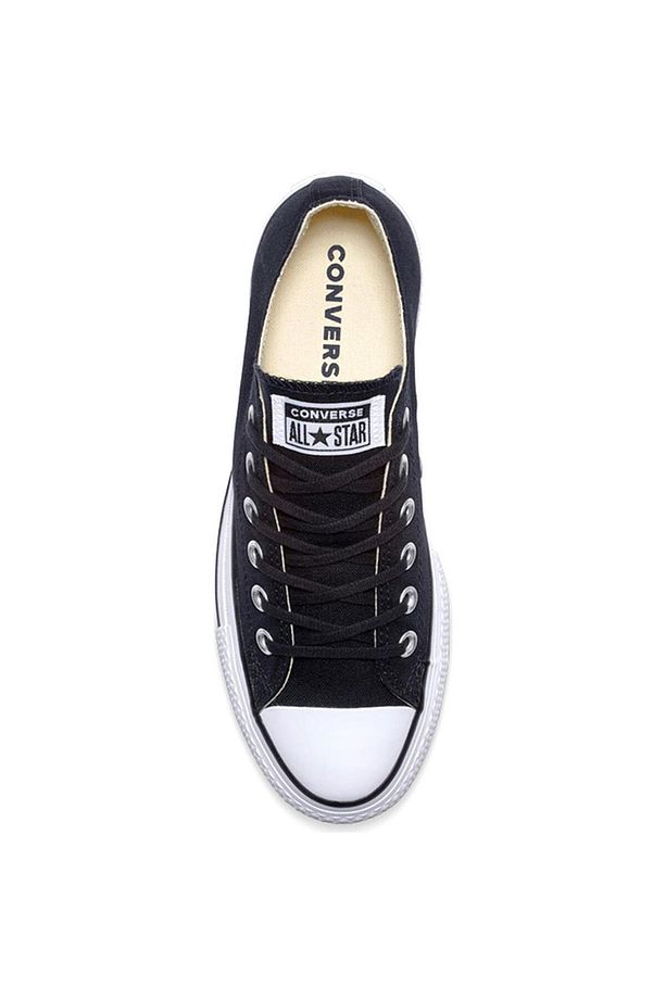 Chuck Taylor All Star Canvas Platform Kadın Siyah Günlük Stil Ayakkabı 560250c - 3