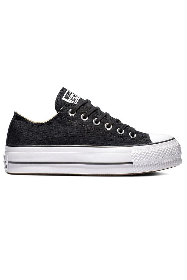 Chuck Taylor All Star Canvas Platform Kadın Siyah Günlük Stil Ayakkabı 560250c - 1