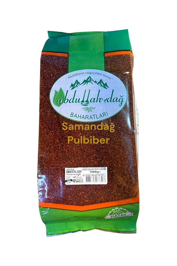 Hatay Yöresel Samandağ Pul Biber Pulbiber Zehir Acı Piskopat 1 Kg / 1000 gr - 1
