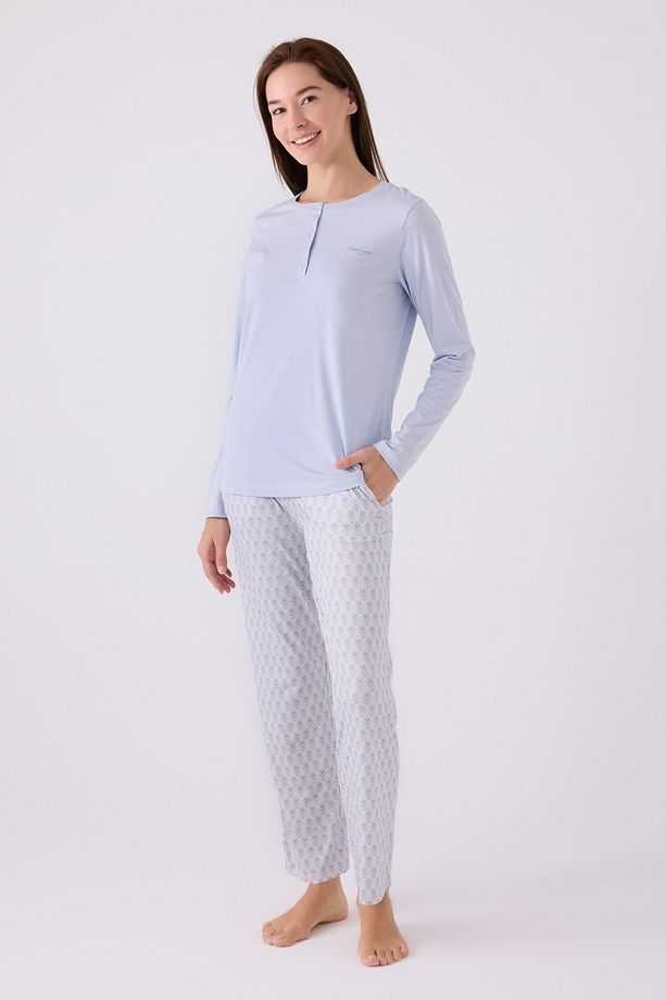 İkili Pijama Takım Mavi - Süprem - 2li Takım - 1