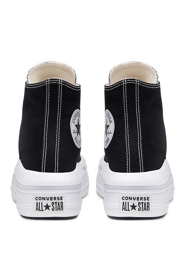 Chuck Taylor All Star Move Platform Kadın Siyah Sneaker Ayakkabı 568497c - 5