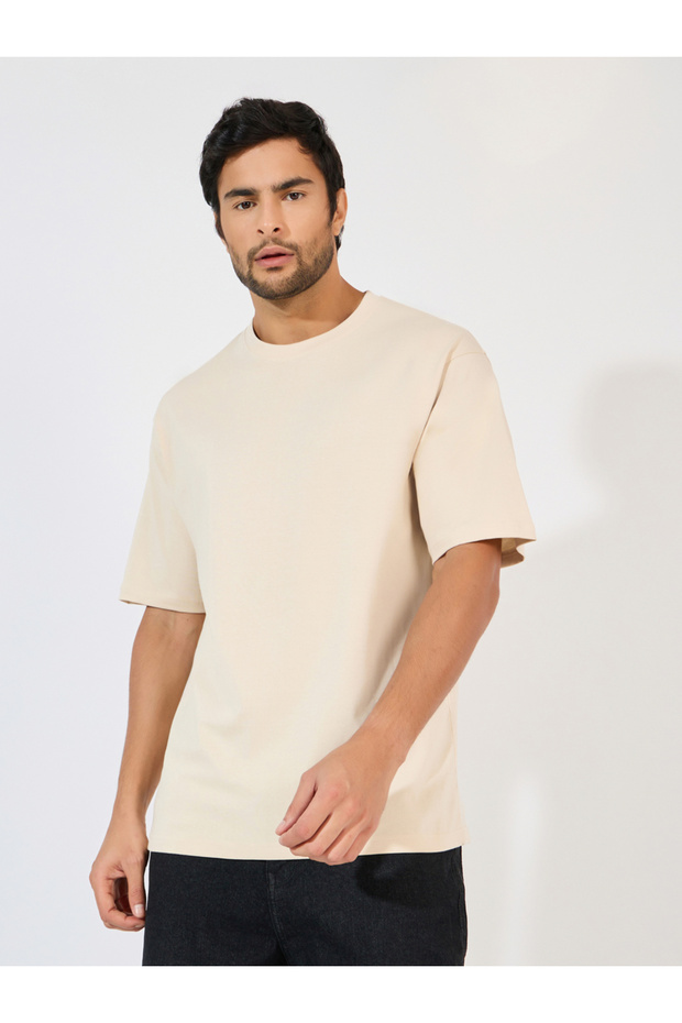 Basic Crew Neck Oversized T-Shirt