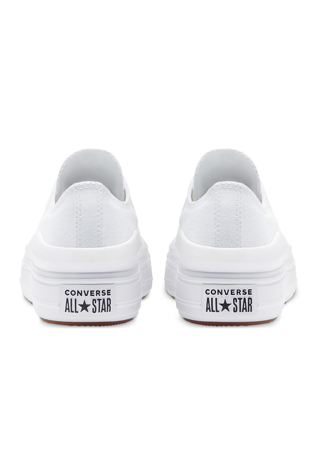 Chuck Taylor All Star Move Canvas Platform Kadın Beyaz Sneaker Ayakkabı 570257C - 5