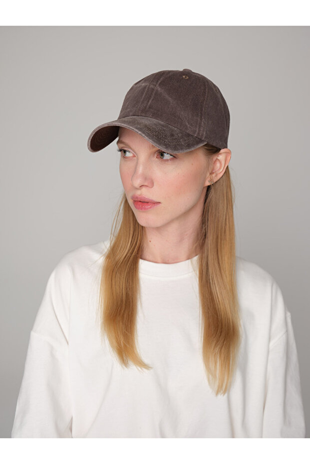 Basic Yıkamalı Beyzbol Kep - 1