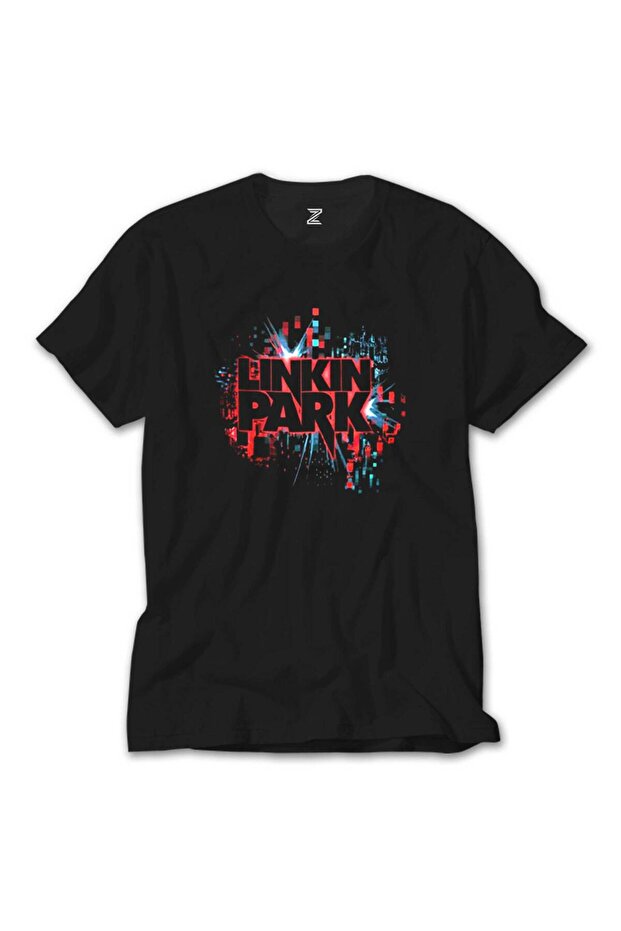 Linkin Park Graphic Design Black T-Shirt