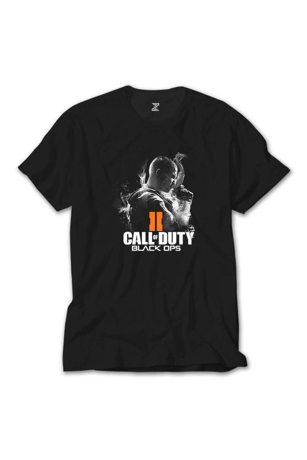 Call Of Duty Black Ops تي شيرت أسود