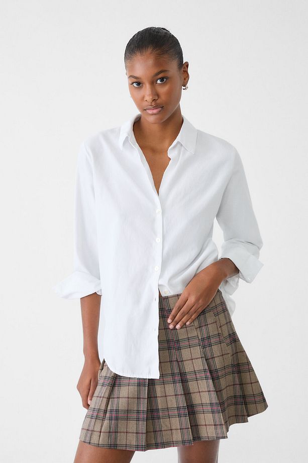 Basic poplin gömlek - 1