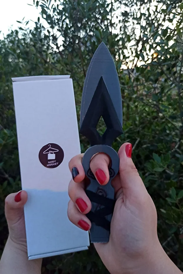 Valorant Jett Bıçağı Ve Katlanabilir Asil Karambit - 4
