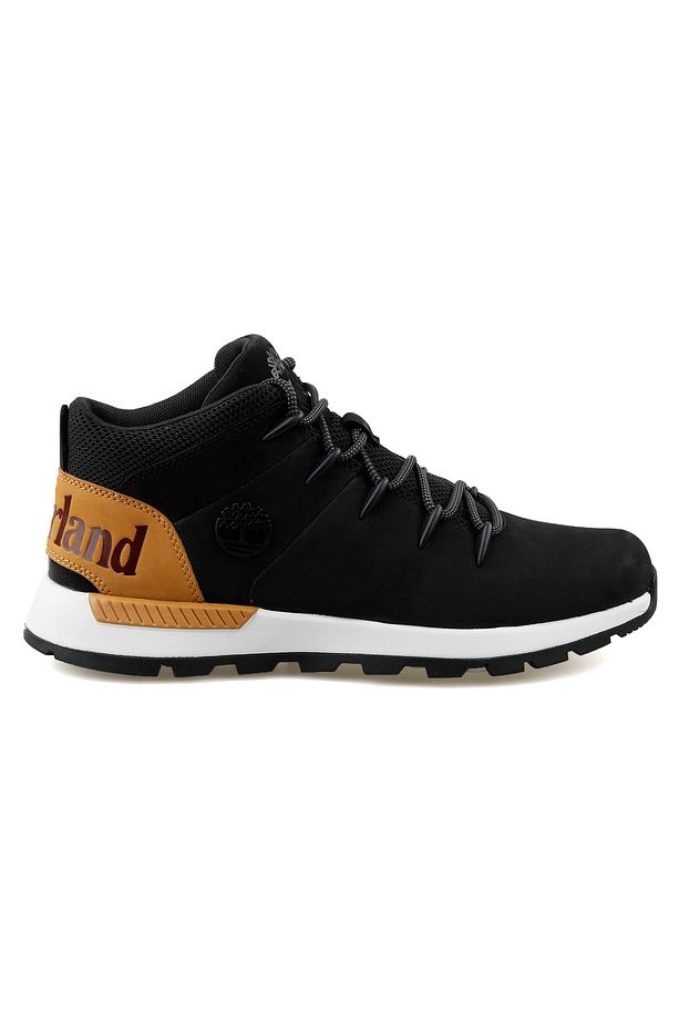 Mid Lace Up Sneaker Erkek Trekking Bot Ve Ayakkabısı TB0A24AB0151 Siyah - 1