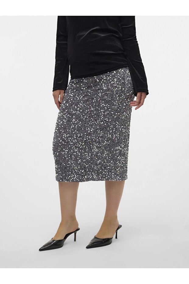 Rock Hohe Taille Midirock - 6