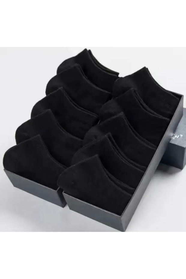 Ekonomické balenie 10 čiernych ponožiek - 3