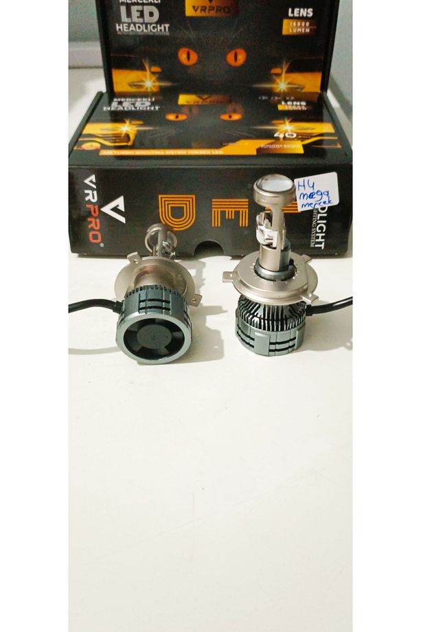 H4 Mercekli MEGA Led VRPRO LED XENON 75W 20.000 LÜMEN GARANTİLİ H4MERCEKLİ GÜÇLÜ AYDINLALTMA - 7