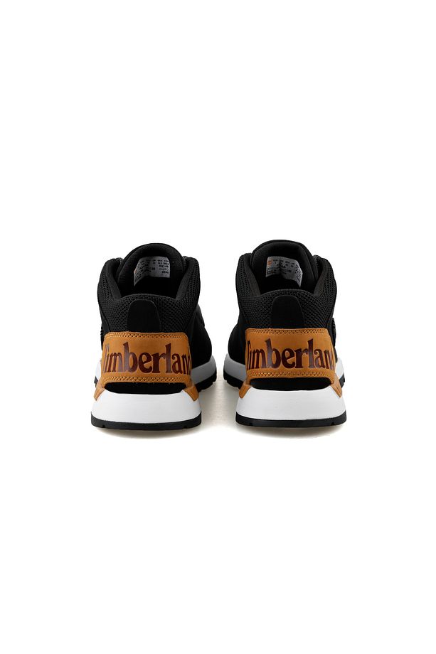 Mid Lace Up Sneaker Erkek Trekking Bot Ve Ayakkabısı TB0A24AB0151 Siyah - 4