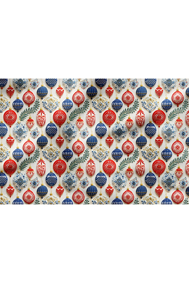 New Year's Digital Printed Decorative Fabric - 9 - 1