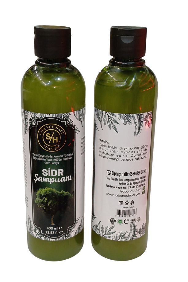 Es-sidre orijinal sidr sidir Arabistan kirazı Doğal Bitksel Manevi terapi sidr şampuanı 400 ml - 2