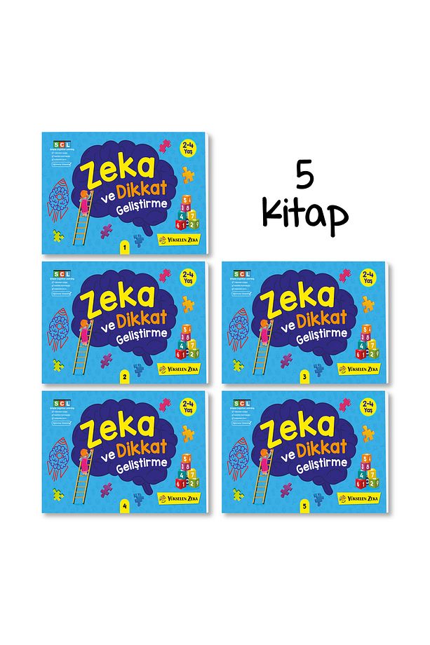 2-4 Yaş Zeka Ve Dikkat Geliştirme Seti - 2