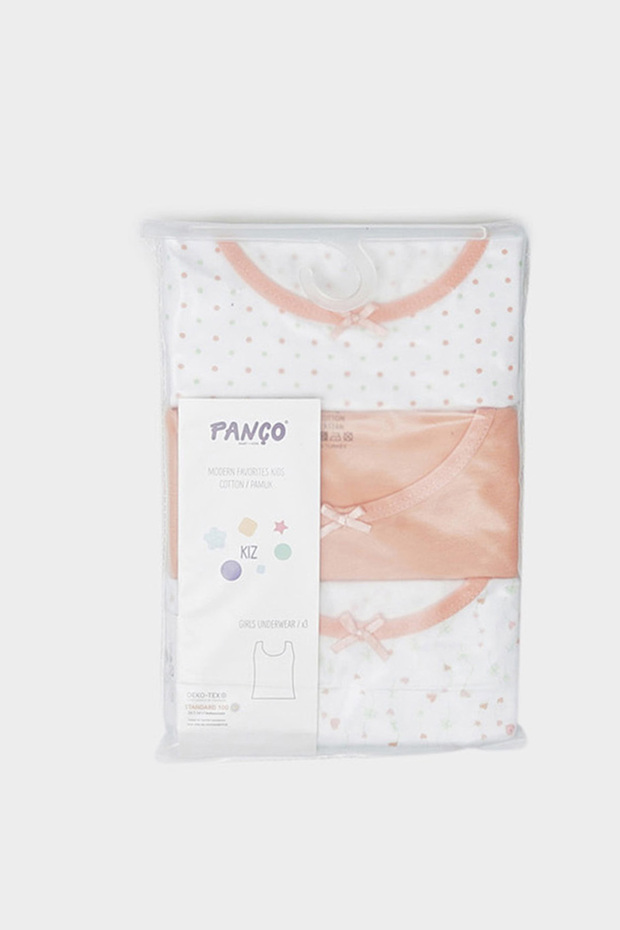 Kız Çocuk 3'lü Atlet - İç Giyim - 5