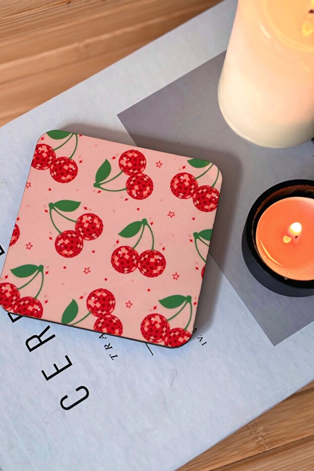 قاعدة كوب ديسكو تشيري ديسكو توب بنمط الكرز - 1