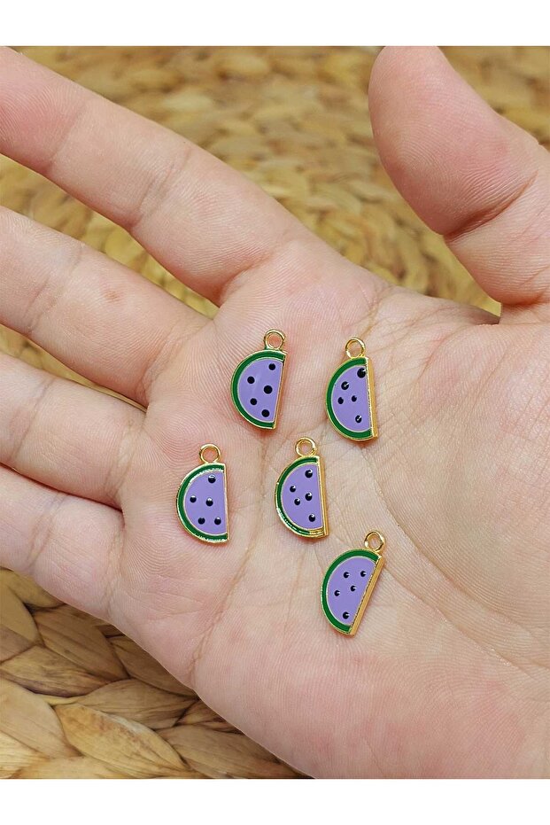 Gold Plated Purple Watermelon Apparatus/2 Pieces (53192)