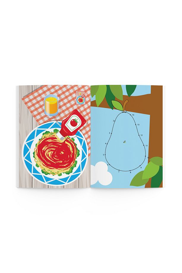 İlk Sticker Kitabım Seti (HAYVANLAR - TAŞITLAR - MESLEKLER - YİYECEKLER) - 6
