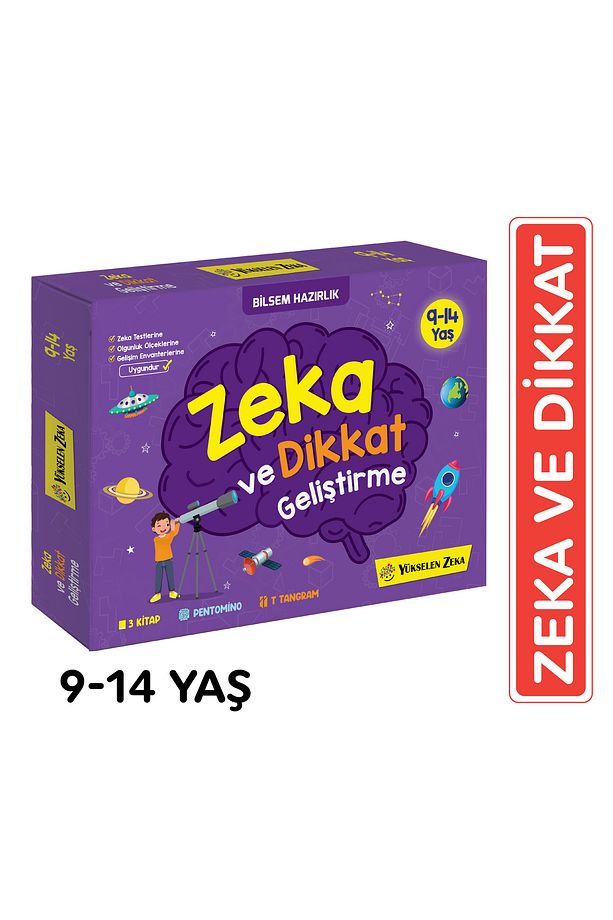 9-14 Yaş Zeka Ve Dikkat Geliştirme Seti - 1