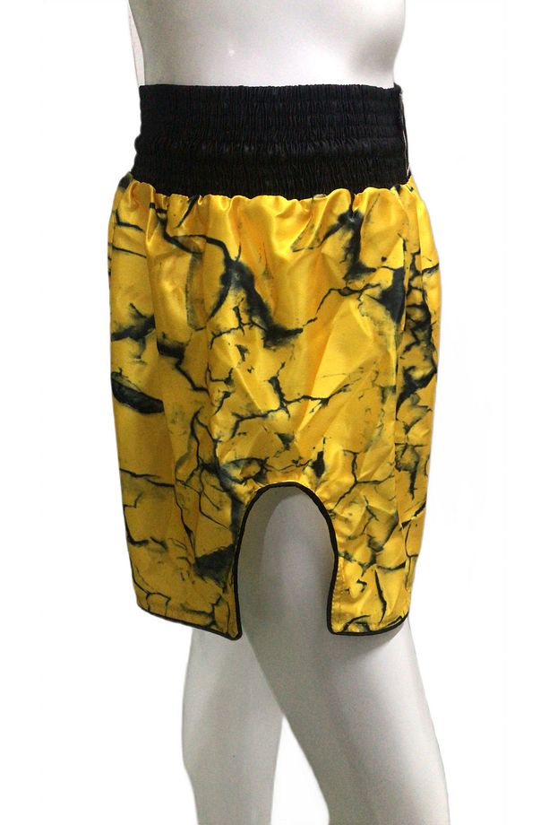 G4F Kıck Boxıng Short Sublımated Short Siyah/Sarı XL Beden - 3