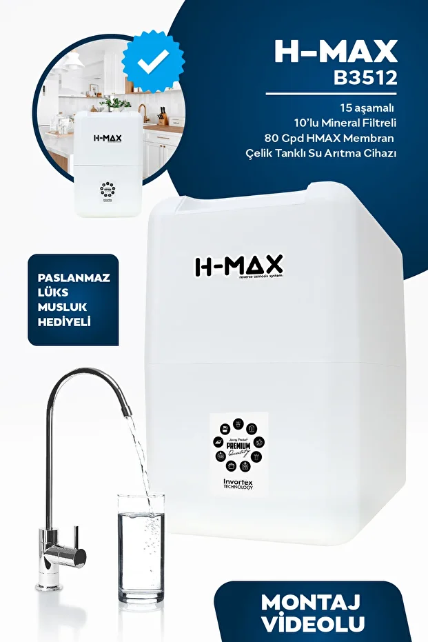 Hmax B3512 Model Su Arıtma Cihazı - 1