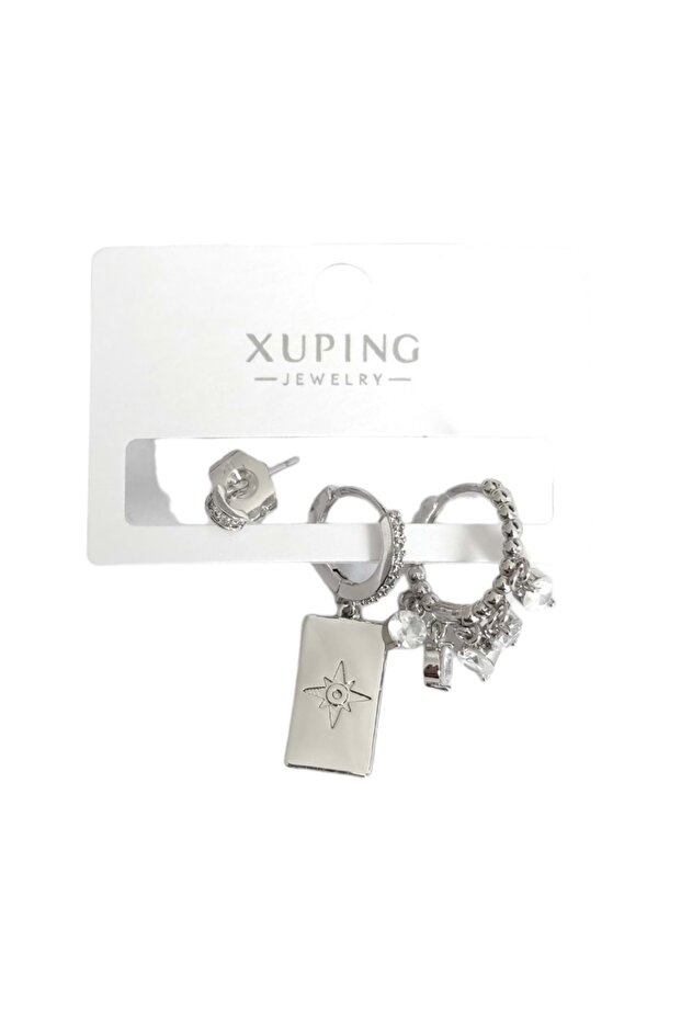 XUPING SHAK STAR PLATE كومبين هوب القرط