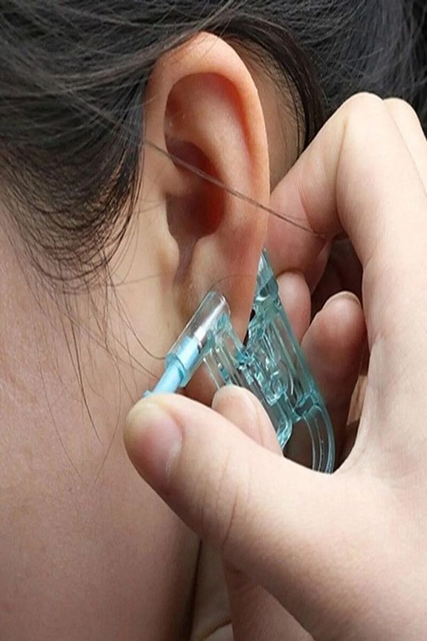 2 Adet Kulak Delme Aparat Piercing Küpe Tabancası Aparatı Hijyenik Kulak Delme Kiti (2 ADET) - 2