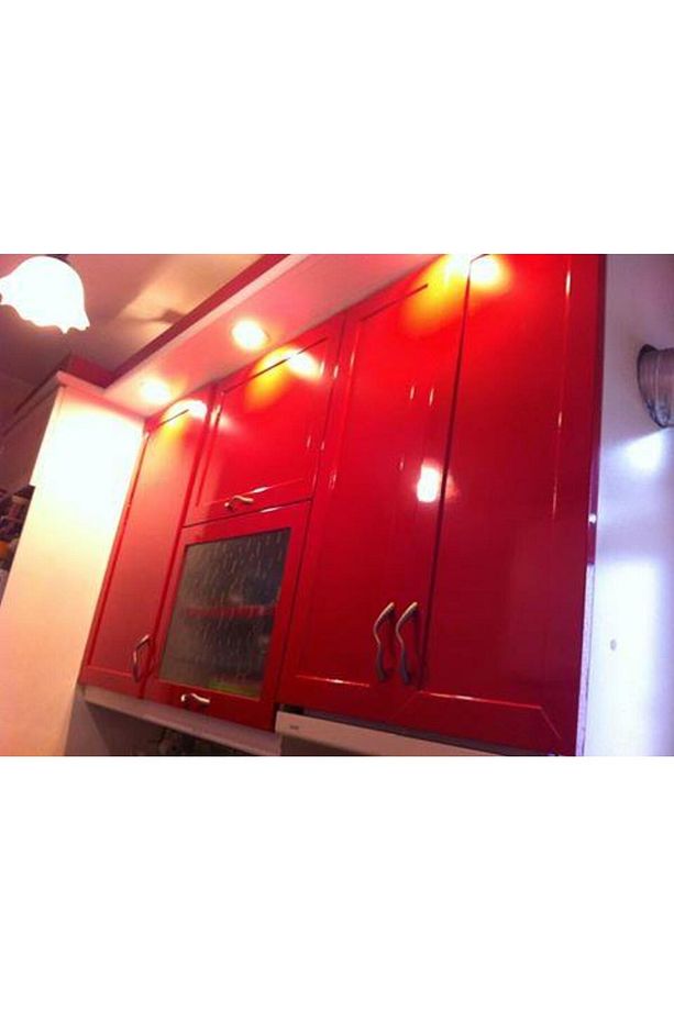 Parlak Kırmızı Kendinden Yapışkanlı Kaplama Folyosu 61 Cm X 1 Mt - 4