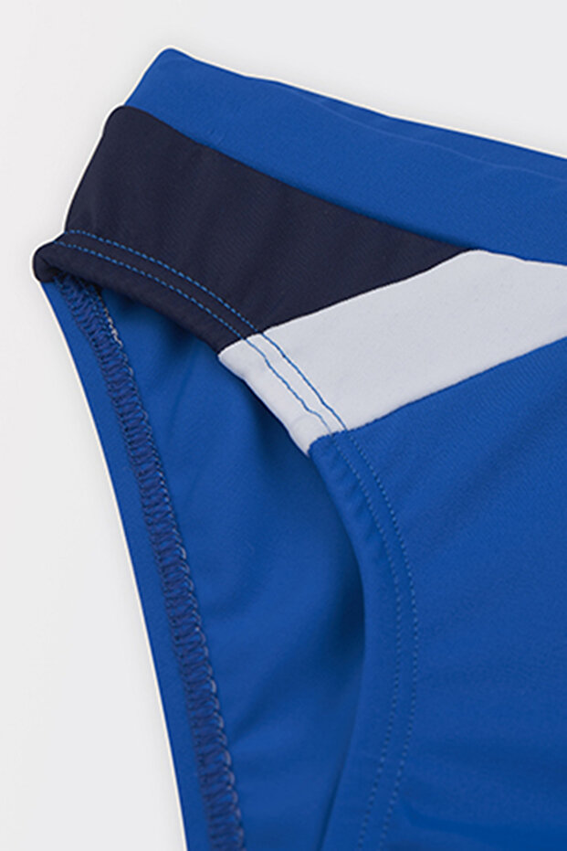 Erkek Çocuk Basic Mavi Slip Mayo - 3