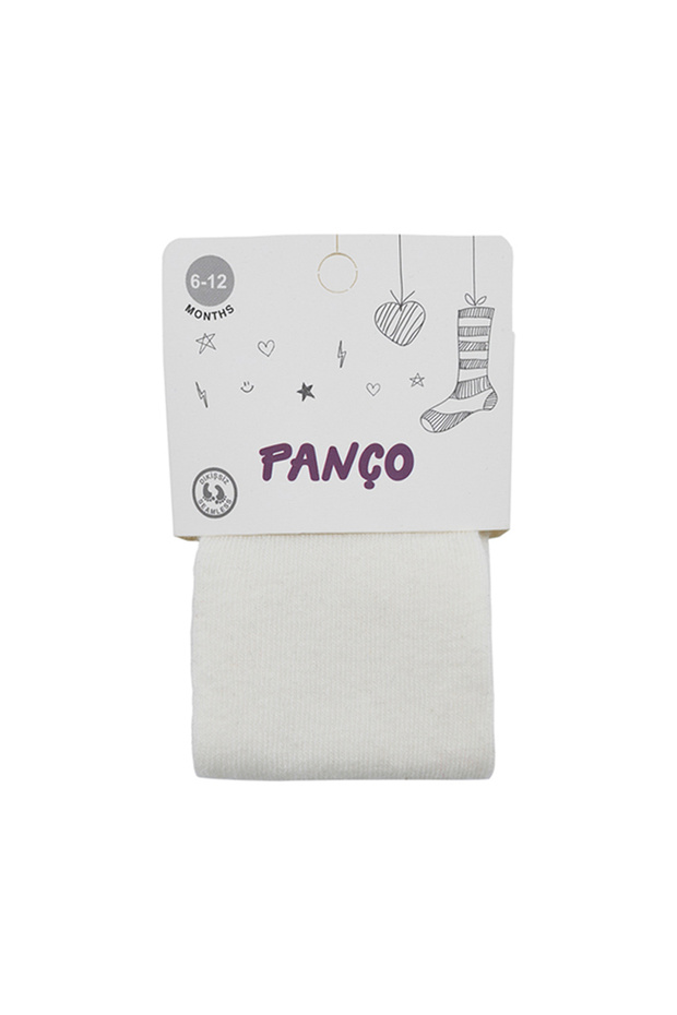 Baby Girl Cotton Pantyhose Ecru Socks