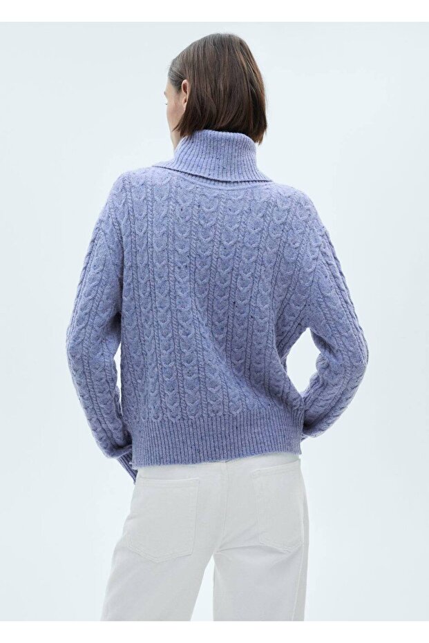 Rollkragen, Strickpullover - 4