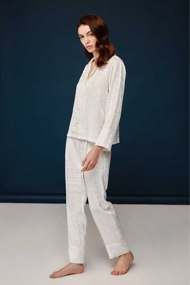 Kadın Pijama Takımı/Ekru 3tBc.kKi3dDs0dD0o1r7f.bcK - 4
