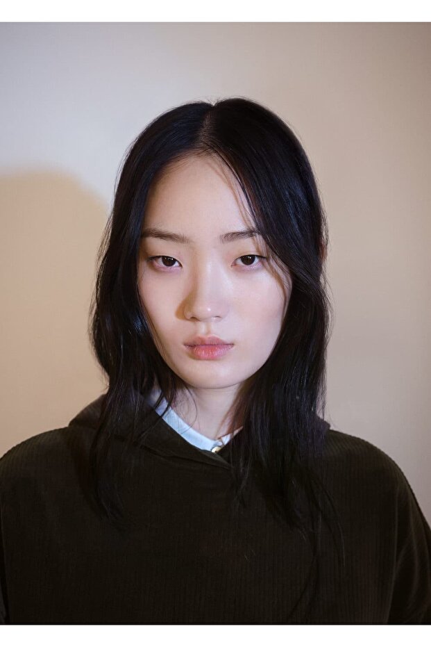 Fitilli kadife kapüşonlu bluz - 6