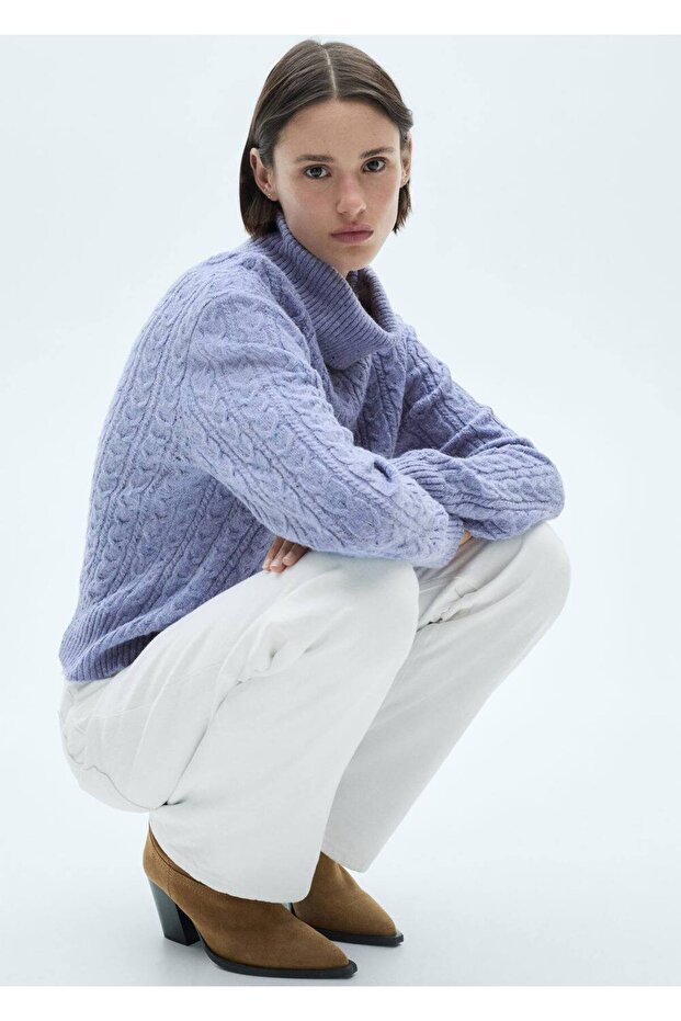 Rollkragen, Strickpullover - 6