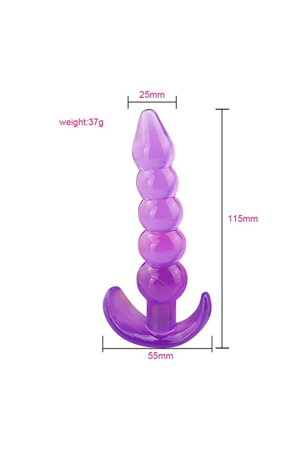 Boğumlu Anal Plug Vajinal Tıpa - 2
