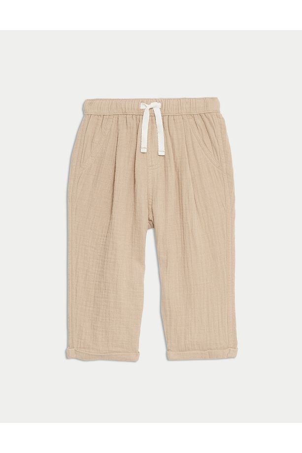 Saf Pamuklu Regular Fit Pantolon (0-3 Yaş) - 2
