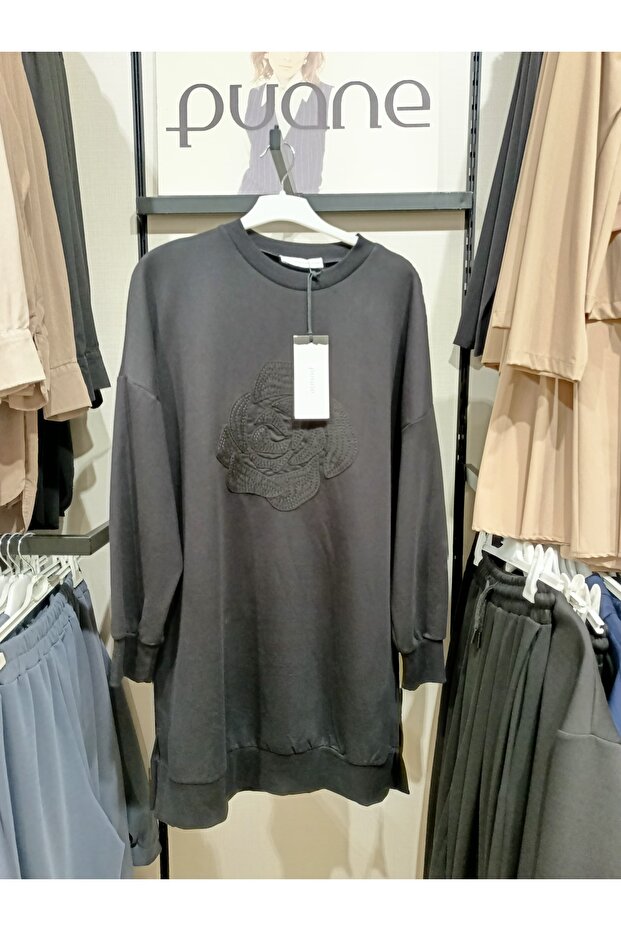 تونيك نسائي منقوش بخيطين 10591 - 3