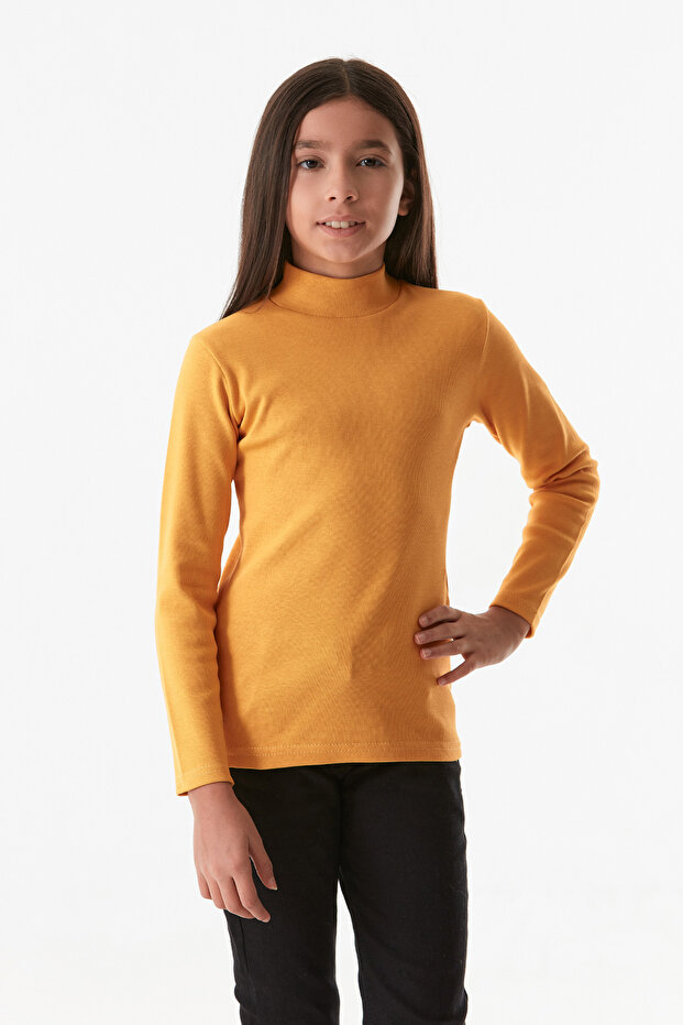 Κοριτσίστικο κορμάκι Basic Stand Collar - 2