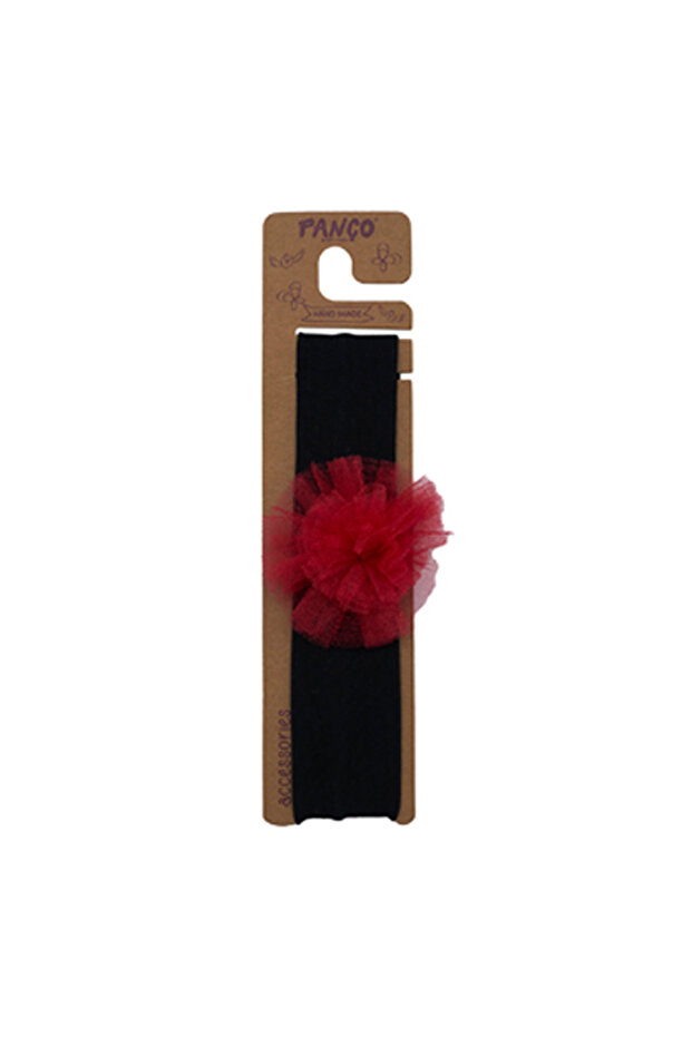 Girl's Tulle Detailed Black Headband