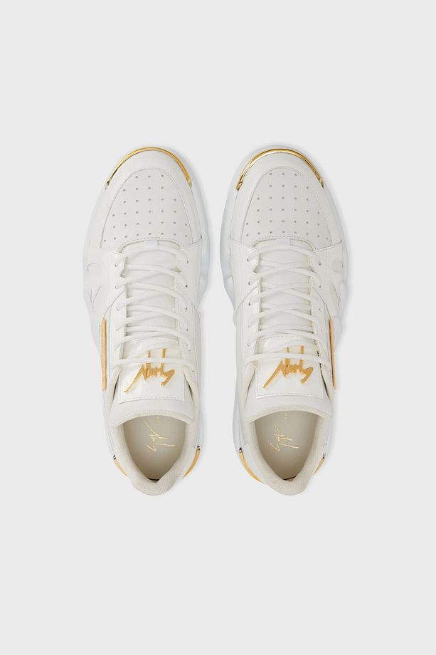 Logolu Hakiki Deri Sneaker Ayakkabı Erkek AYAKKABI RM40002 - 4