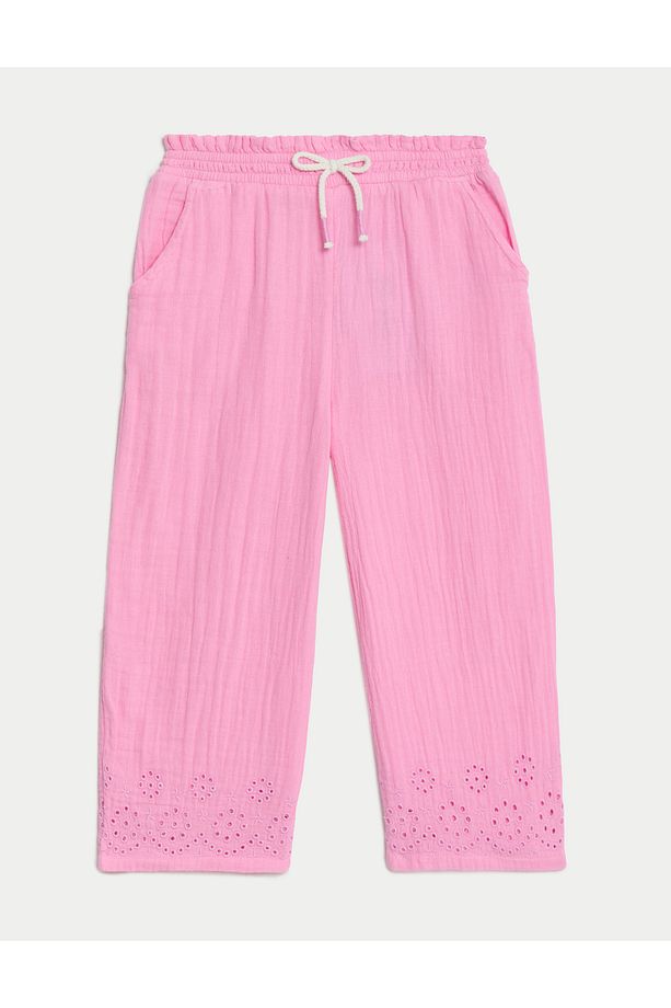 Saf Pamuklu Straight Fit Pantolon (2-7 Yaş) - 5