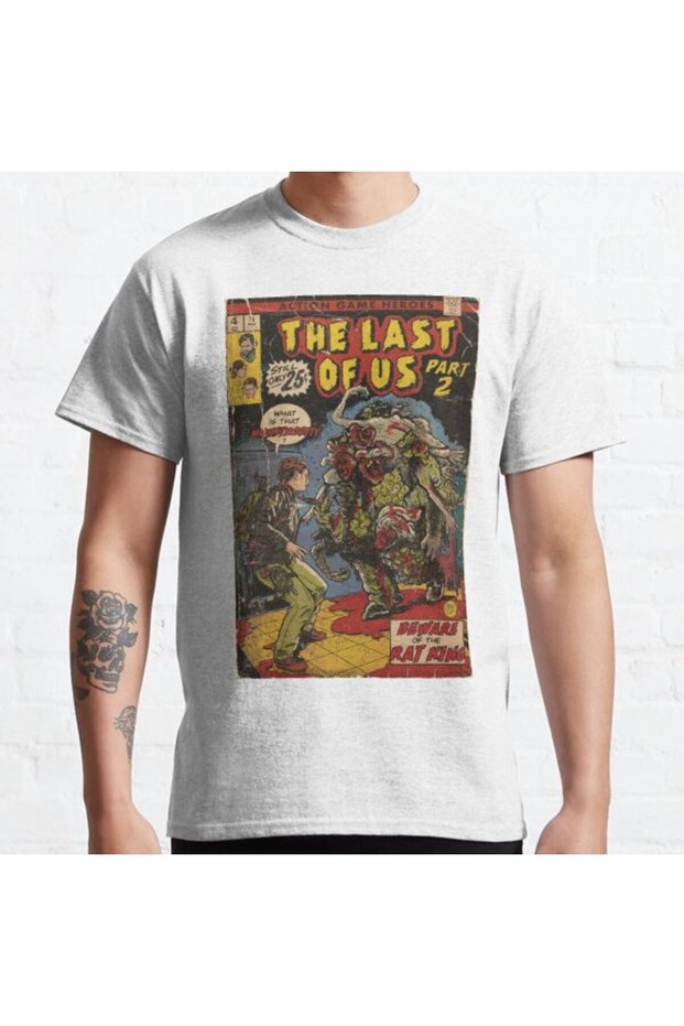 Loose Fit Unisex The Last Of Us 2 Rat King Fan Art Design Printed T-shirt