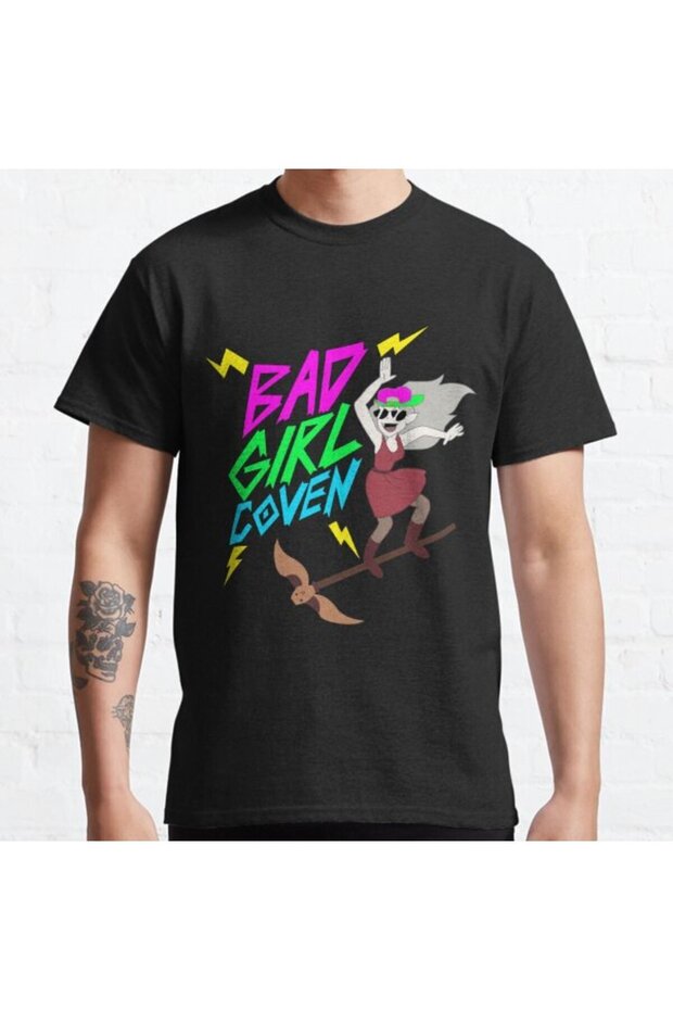 Loose Fit Unisex Bad Girl Coven The Owl House Design Printed T-shirt