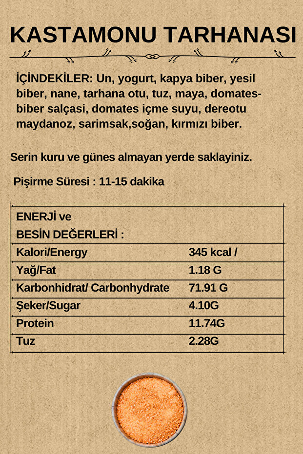 Kastamonu Ev Tarhanası 220Gr - 2